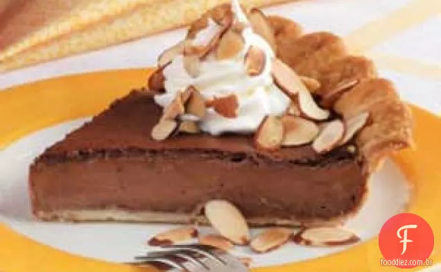 Torta De Creme De Amêndoa-Fudge
