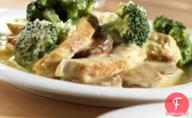 Brócolis Frango Batata Parmesão