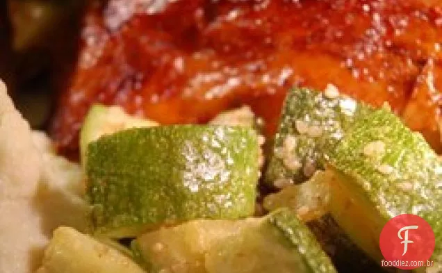 Abobrinha Parmesão De Gergelim