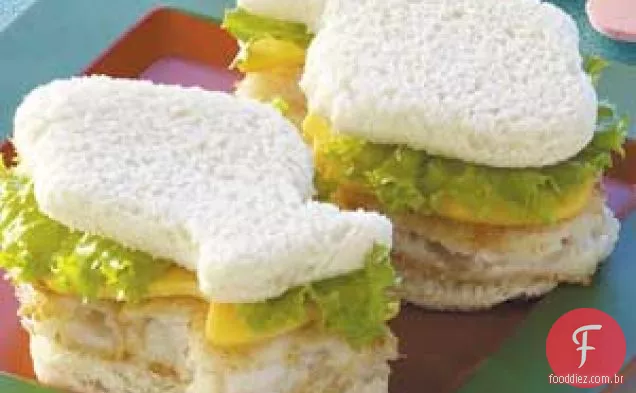 Sanduíches De Peixe Divertidos