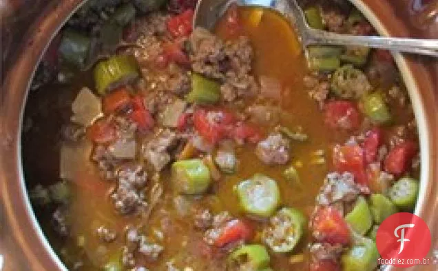 Carne e quiabo Bamia