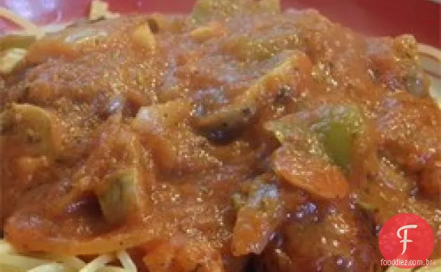 Espaguete De Salsicha Italiana Fácil