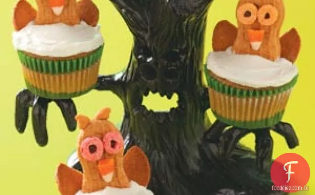 Cupcakes De Coruja De Olhos Arregalados