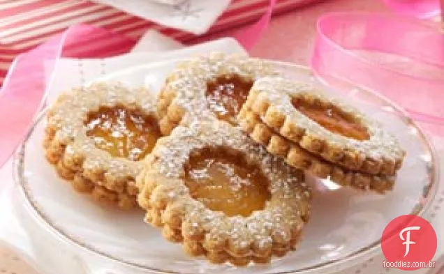 Laranja-Marmelada Linzer Tarts