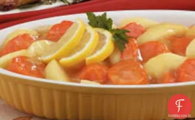 Lado Da Batata-Doce Da Maçã