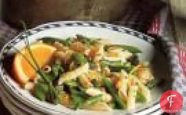 Primavera Espargos E Snap Pea Penne Salada