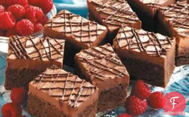 Brownies De Trufas De Framboesa