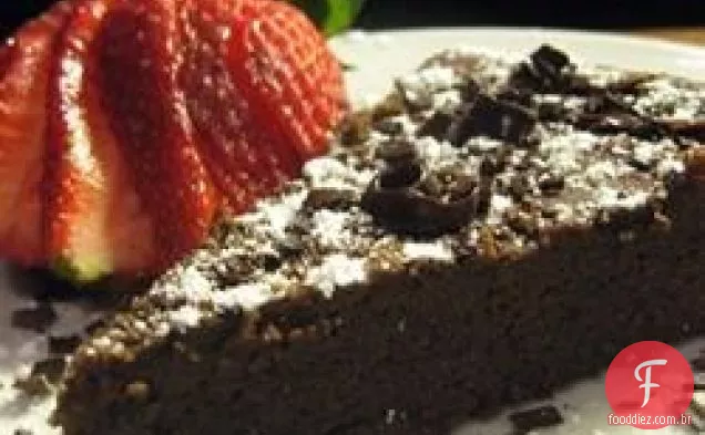Bolo De Chocolate De Grão De Bico (Sem Glúten)