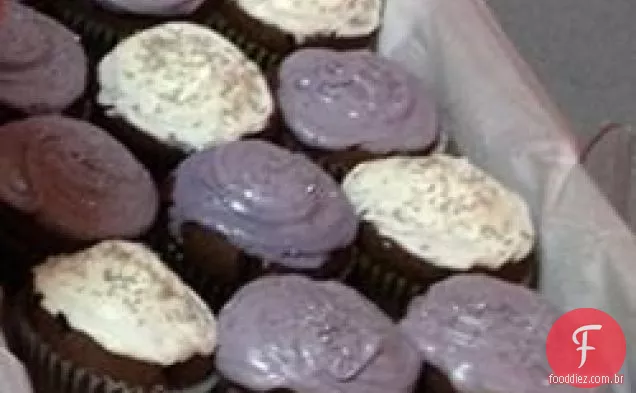 Cupcakes De Grão De Bico De Chocolate Sem Glúten