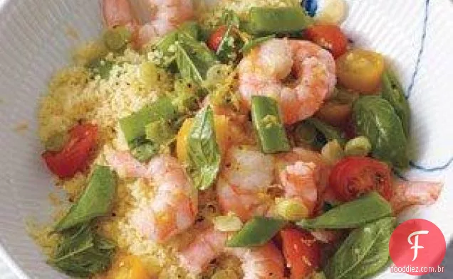 Salada De Camarão Limão Com Cuscuz