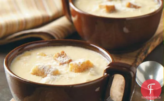 Sopa De Queijo Com Cebola