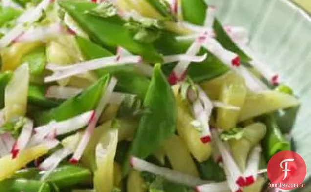 Salada De Ervilha Com Rabanete E Limão