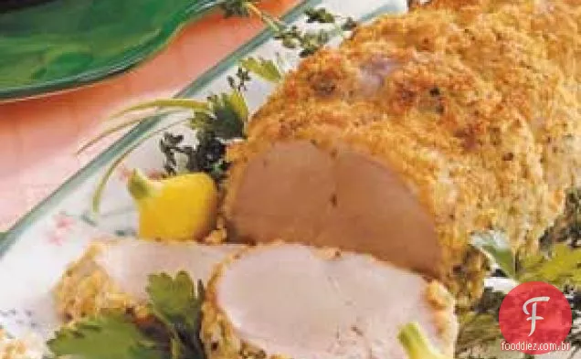 Lombo De Porco Com Crosta De Pimenta