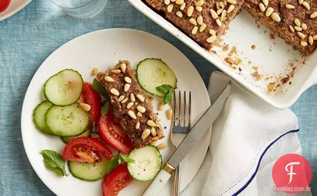 Bolo De Carne Grego Integral