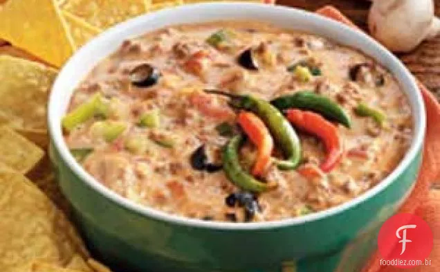 Cheesy Beef Taco Dip