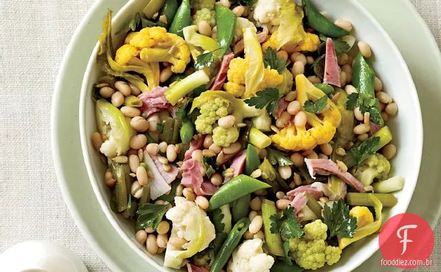 Giardiniera com presunto e Feijão Branco