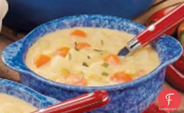 Sopa De Legumes Com Queijo