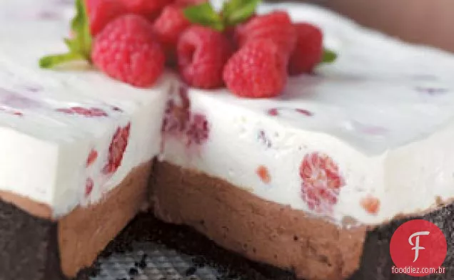 Cheesecake De Chocolate Com Framboesa