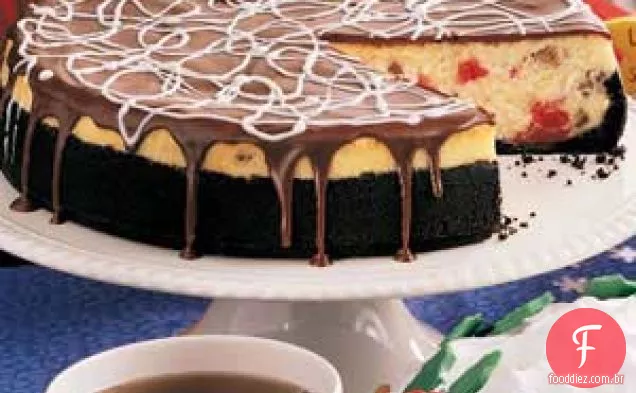 Chocolate Cherry Cheesecake