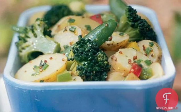 Salada De Batata Do Suporte Da Exploração Agrícola