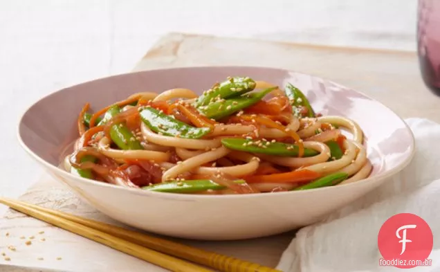 Macarrão Snap Pea-Gergelim