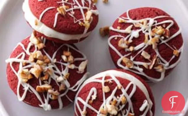 Red Velvet Whoopie Pies