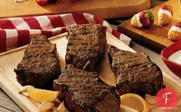 Bifes Grelhados Com Alho