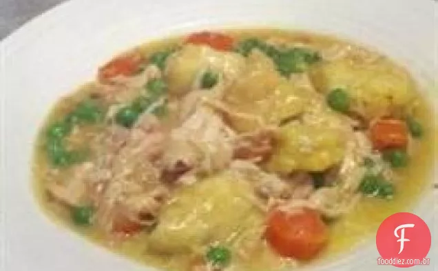 Frango e bolinhos de panela lenta mais saudáveis