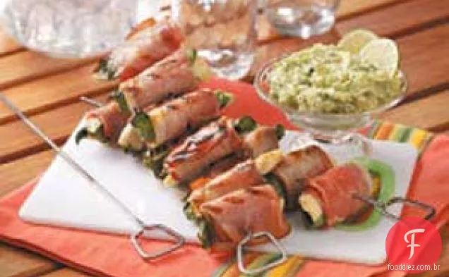 Espetinhos De Frango Prosciutto
