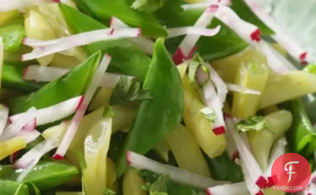 Salada De Ervilha Com Rabanete E Receita De Limão