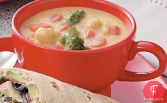 Sopa De Queijo Vegetal
