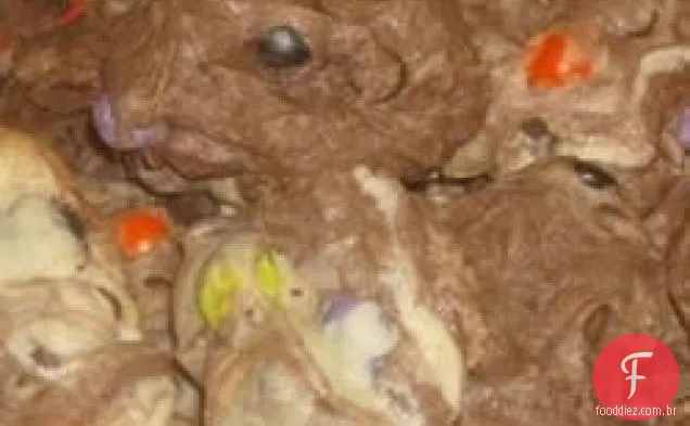 Biscoitos De Mármore Com Pedaços De Chocolate