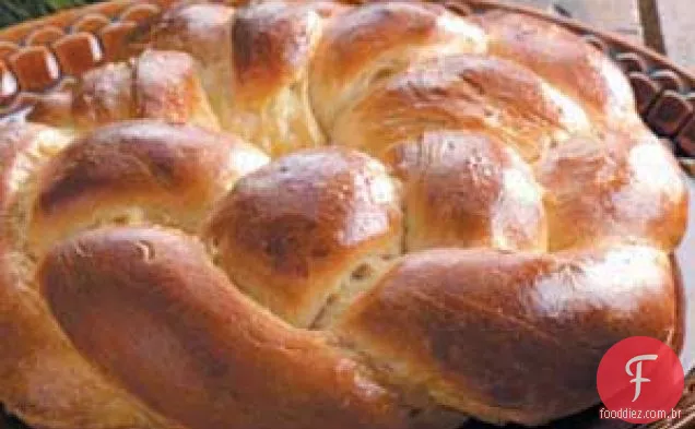Pão De Grinalda Trançado