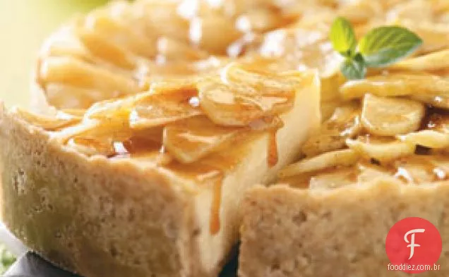 Cheesecake De Maçã Com Canela