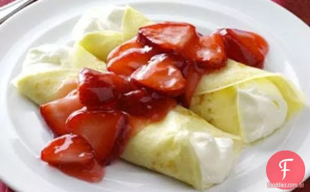 Creme De Morango Crepes