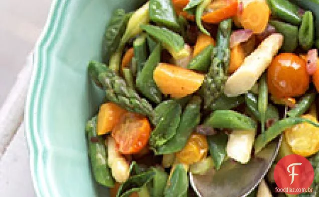 Legumes Salteados Da Primavera