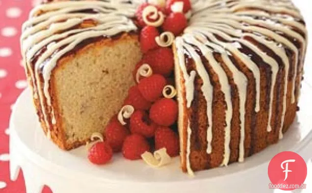 Bolo De Framboesa Com Chocolate Branco