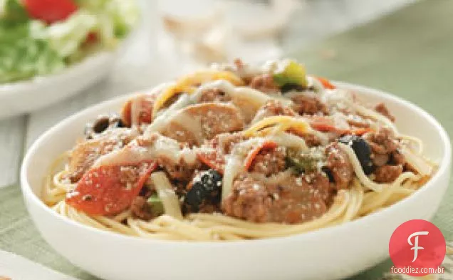 Espaguete Italiano Assar