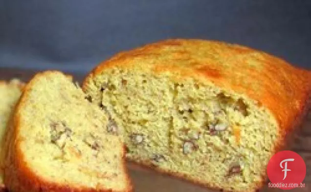 Pão Rápido De Banana E Nozes