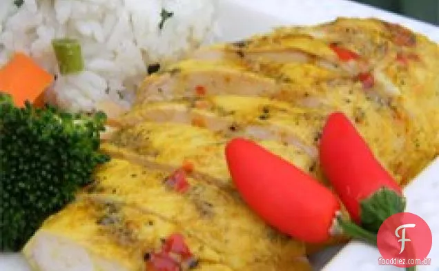 Frango grelhado tailandês com molho Chile