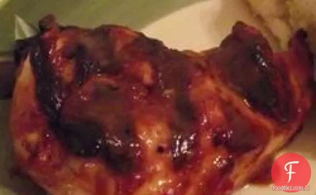 Frango assado Bar-be-Que