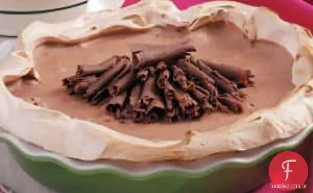 Chocolate Mocha Merengue Pie