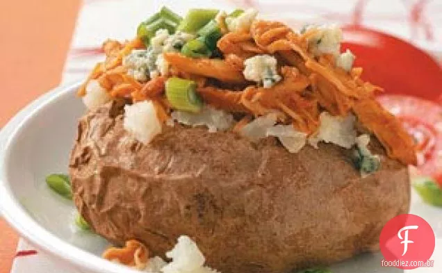 Churrasco frango assado batatas