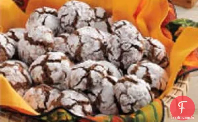 Biscoitos De Chocolate Enrugado