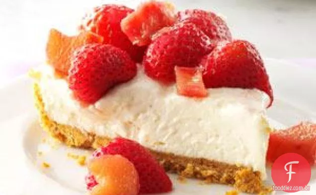 Ruibarbo Berry Cheesecake Pie