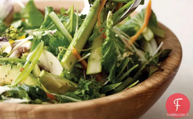 10-Salada de legumes com vinagrete de limão