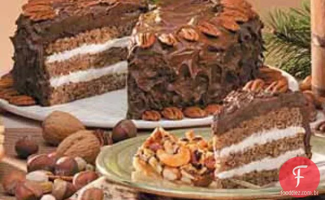Mocha Nut Torte