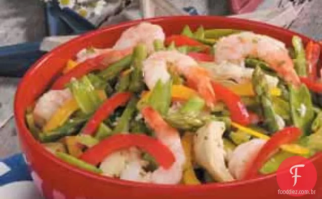 Salada De Camarão Vegetal