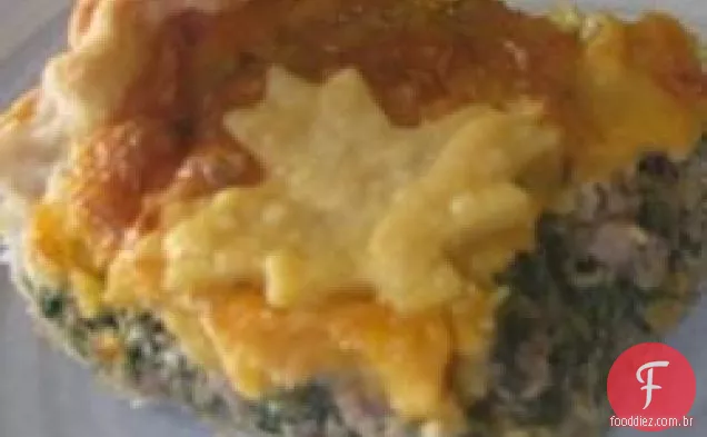 Hamburger Espinafre Quiche