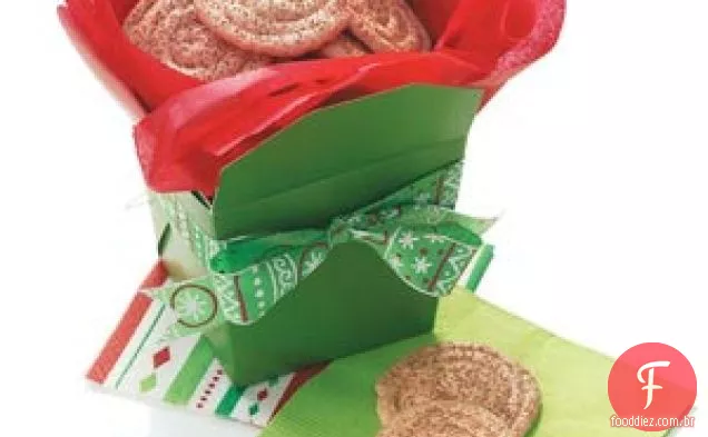 Biscoitos De Merengue De Cacau E Amêndoa
